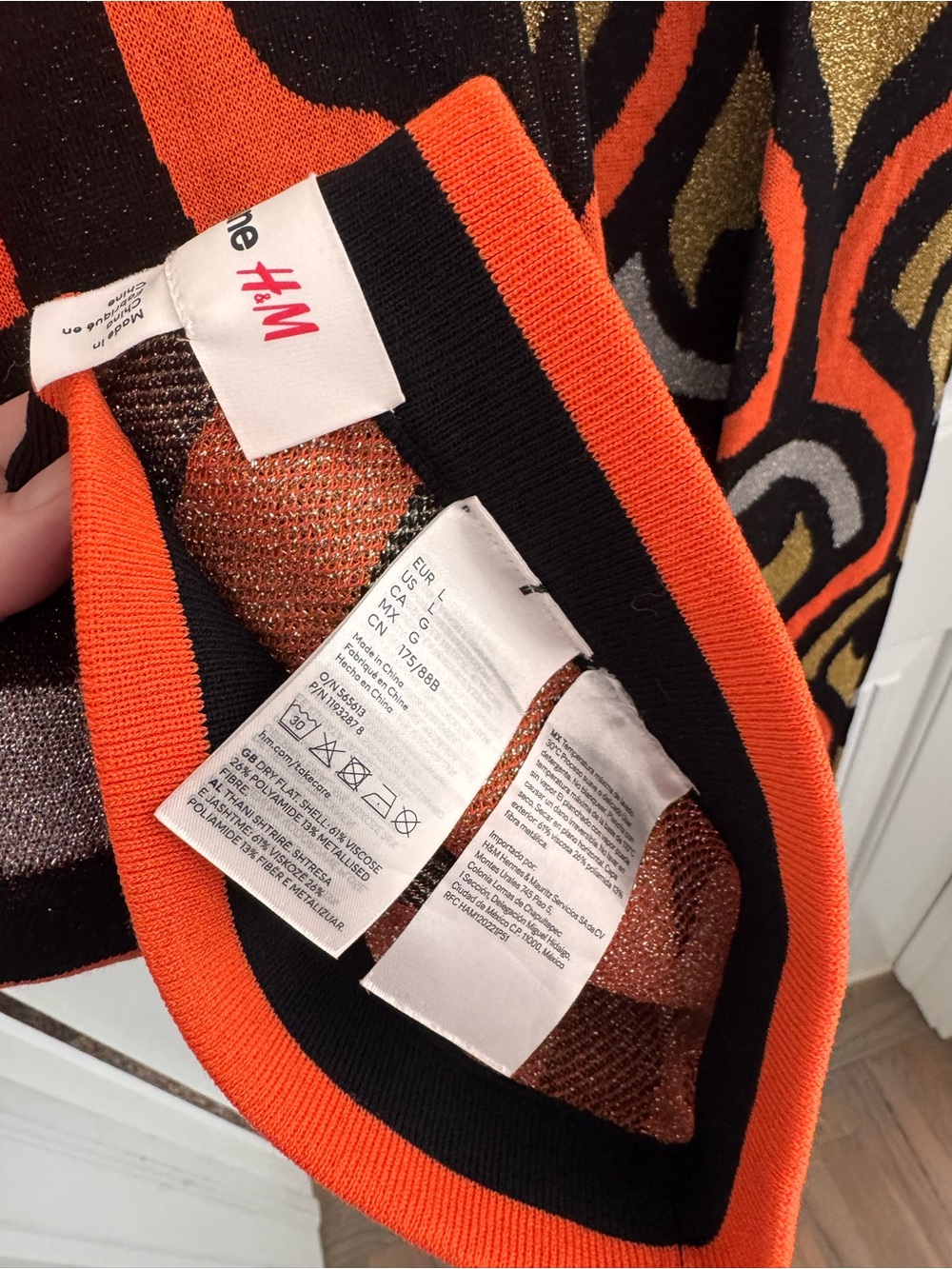 Paco Rabanne Lurex Pants and Scarf - Picture 3 of 4